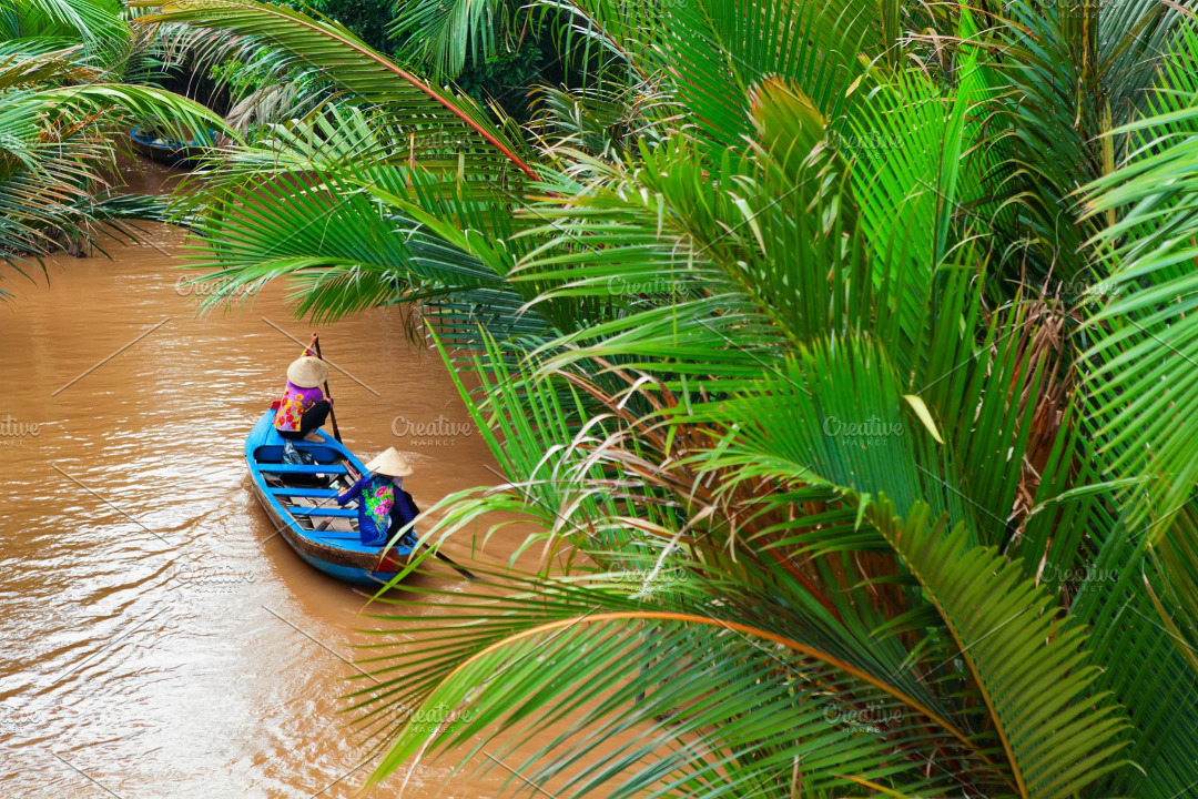 Paddle along the Mekong Delta